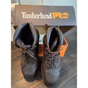 Timberland Pro Pit Boss 6 Inch Steel-Toe Work Boot Brown‎ Sz 11